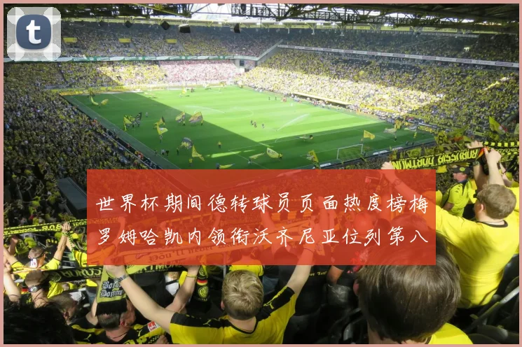 世界杯期间德转球员页面热度榜梅罗姆哈凯内领衔沃齐尼亚位列第八